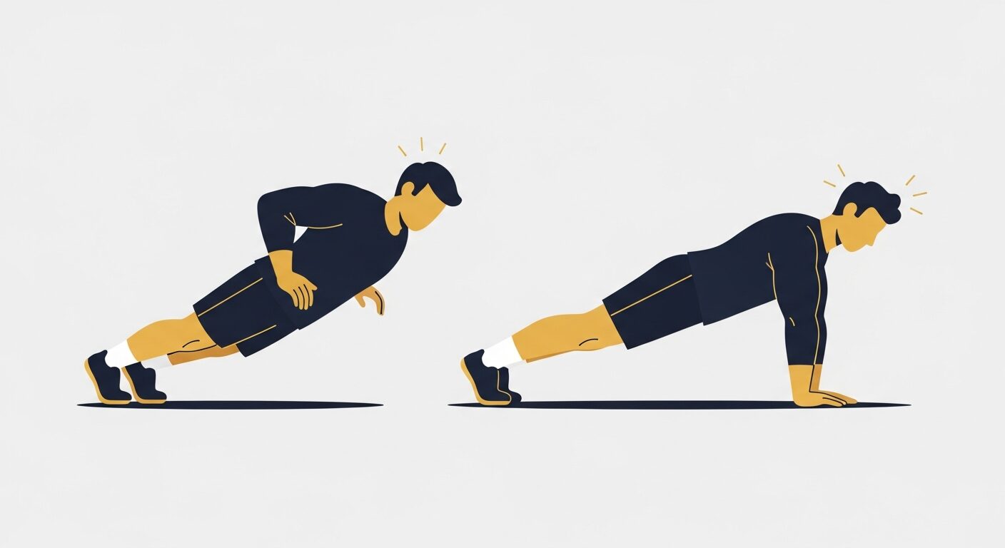 自重トレーニングメニューのイラスト