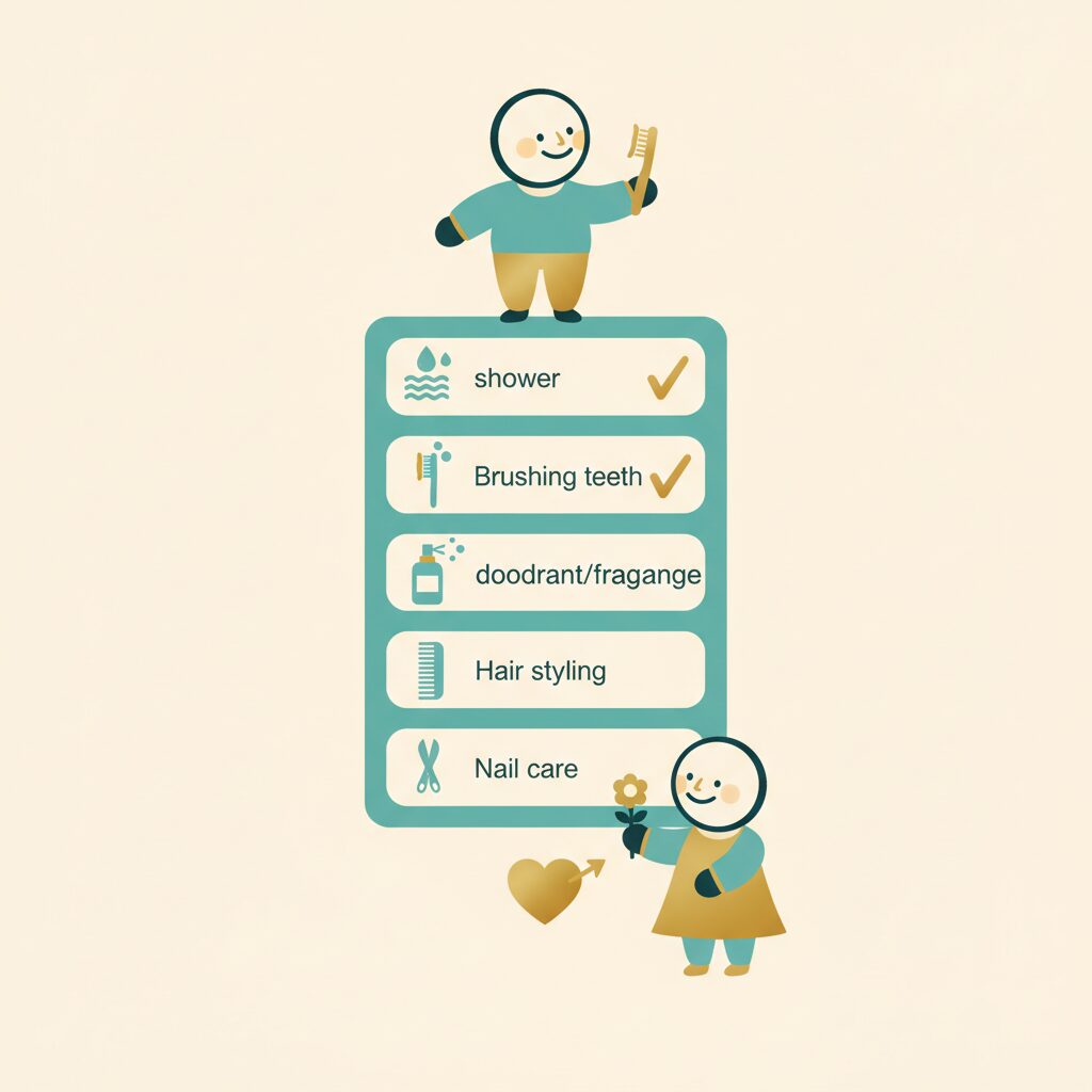 デート前チェックリストのイラスト