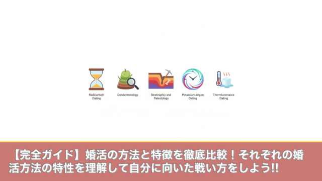 【完全ガイド】婚活の方法と特徴を徹底比較！それぞれの婚活方法のアイキャッチ画像