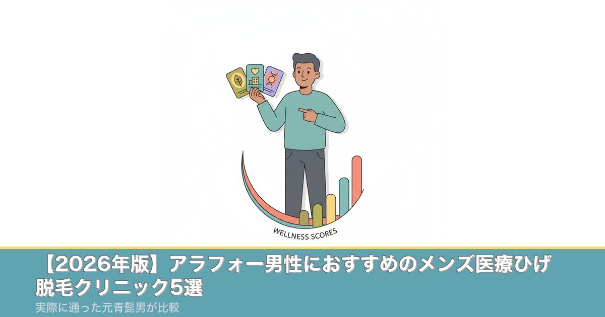 【2026年版】アラフォー男性におすすめのメンズ医療ひげ脱毛のアイキャッチ画像