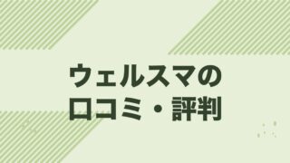 ウェルスマの口コミ・評判と料金3プランを解説する記事のアイキャッチ